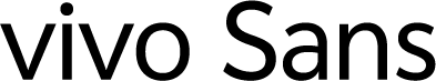 vivo Sans 字体预览