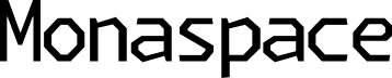 Monaspace 字体预览