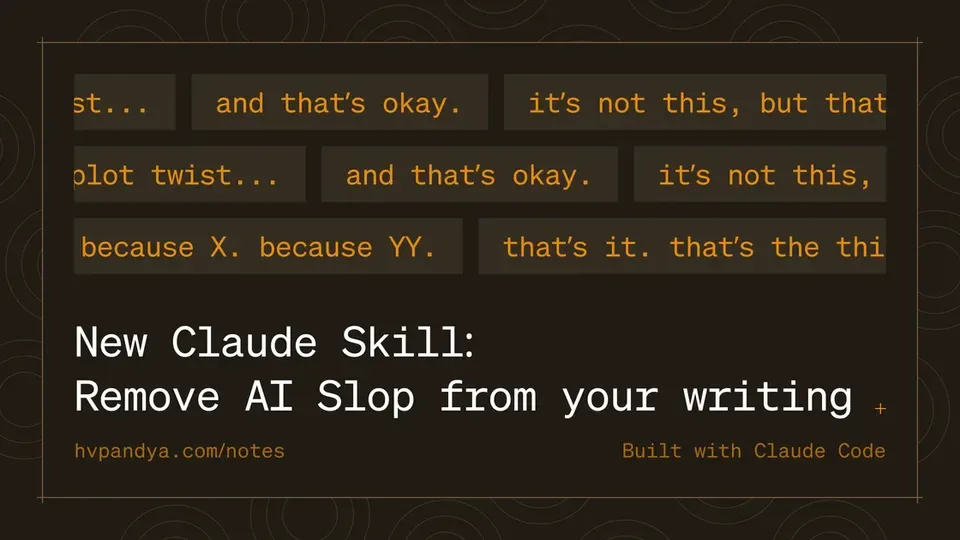 Stop Slop 去除 AI 写作味 封面