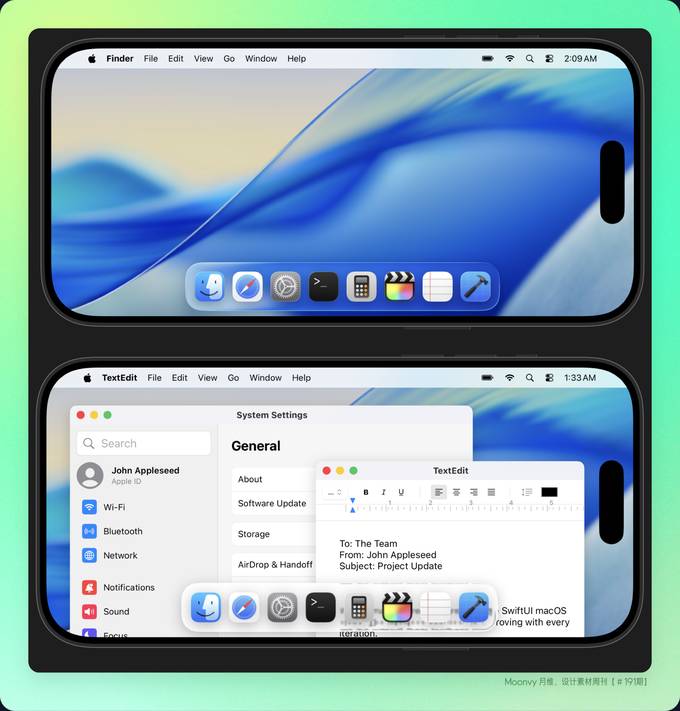 在手机运行的 Mac系统