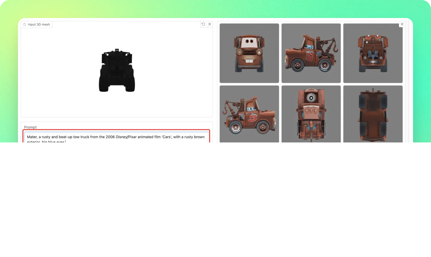 AI 生成 3D 模型纹理贴图